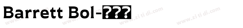 Barrett Bol字体转换